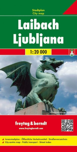 Laibach - Ljubljana: 1:20000 (freytag & berndt Stadtpläne, Band 53)