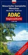 Masurische Seenplatte, Warschau, Masowien, Podlesien: 1:300000 - ADAC RegionalKarte Polen Blatt 2: Der Nordosten - Von Königsberg bis Radom, von ... Sehenswürdigkeiten (ADAC Länderkarten)