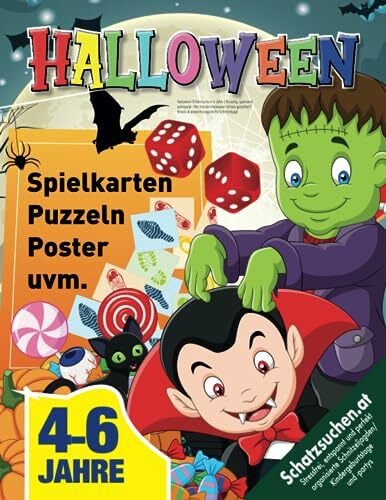 Halloween Schnitzeljagd 4-6 Jahre: Kreativ geplante Schatzsuche mit allen Materialien, Spurensuche, um den Schatz zu finden & den Dieb zu überführen.... Halloween Schnitzeljagd 4-6 Jahre: Kreativ geplante Schatzsuche mit allen Materialien, Spurensuche, um den Schatz zu finden & den Dieb zu überführen. (Bravo Schatzsuche)