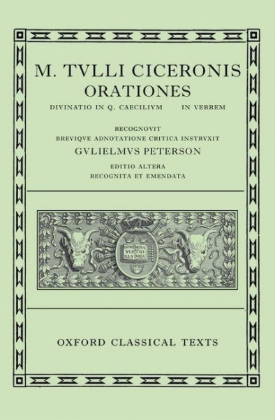 Orationes: Volume III: Divinatio in Q. Caecilium, in C. Verrem