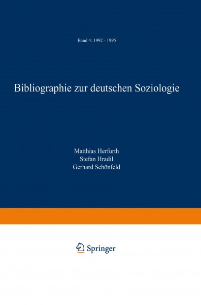 Bibliographie zur deutschen Soziologie 04