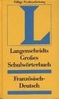Langenscheidts Großes Schulwörterbuch, Französisch-Deutsch