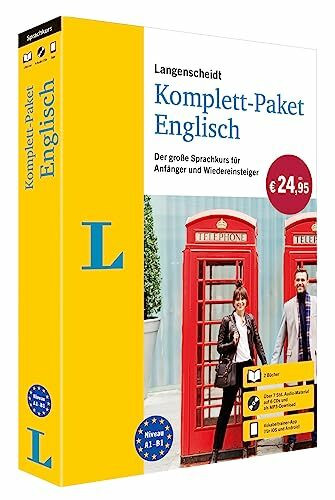 Langenscheidt Komplett-Paket Englisch: Sprachkurs zum Englisch lernen für Anfänger und Wiedere...