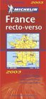 Michelin 2003 France Recto-Verso Map