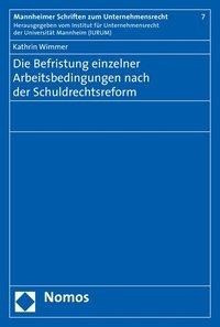 Die Befristung einzelner Arbeitsbedingungen nach der Schuldrechtsreform