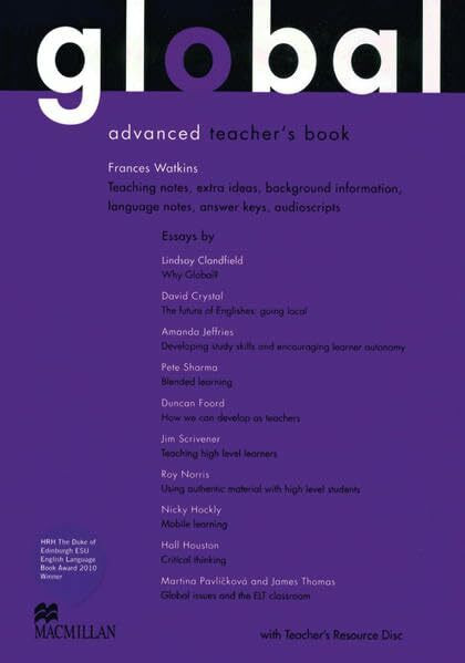 Global: Advanced / Teacher’s Book with Resource DVD-ROM