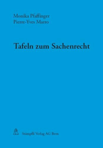 Tafeln zum Sachenrecht