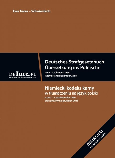 Deutsches Strafgesetzbuch. StGB, Übersetzung ins Polnische