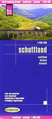 Reise Know-How Landkarte Schottland (1:400.000): world mapping project: Reiß- und wasserfest (Scotland: REISE.2800)