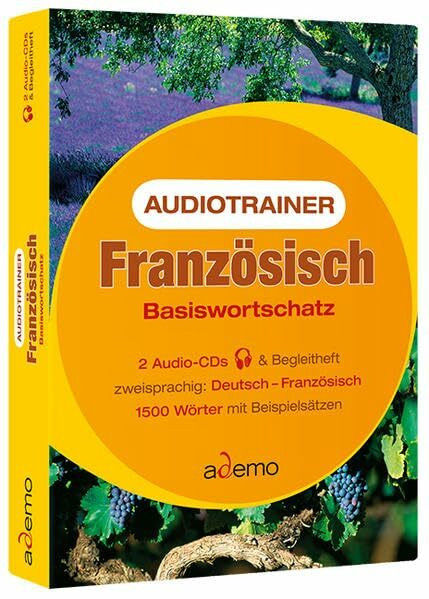 Audiotrainer Französisch Basiswortschatz. 2 CDs: 1500 Wörter mit Beispielsätzen: Zweisprachig: Deutsch-Französisch. 1500 Wörter mit Beispielsätzen. ... Wiedereinsteiger und Schüler der Klassen 5-8