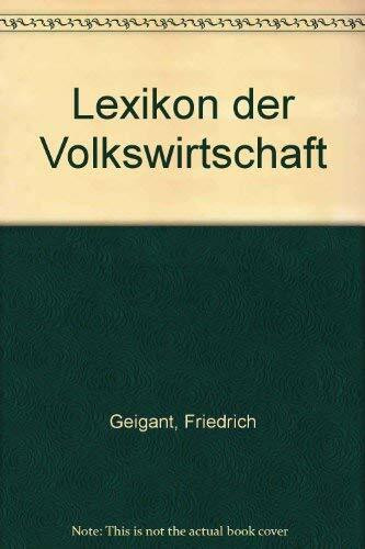 Lexikon der Volkswirtschaft