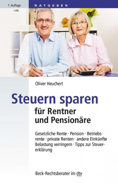 Steuern sparen für Rentner und Pensionäre