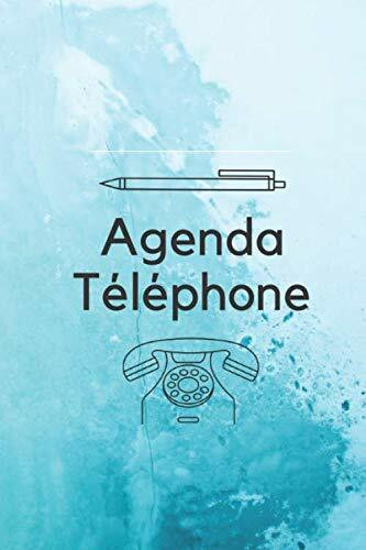 Agenda Téléphone: Agenda téléphonique pratique - 120 Pages - Large (6 x 9 inches)