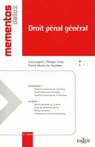 Droit pénal général