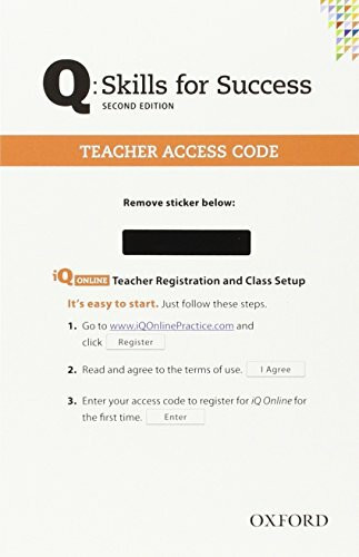 Q: Skills for Success: All: Teacher Online Access Card