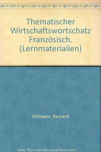 Thematischer Wirtschaftswortschatz Französisch