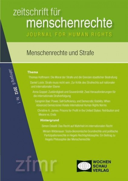 Menschenrechte und Strafe