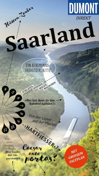 DUMONT direkt Reiseführer Saarland: Mit großem Faltplan