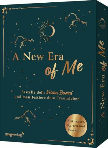 A New Era of Me: Erstelle dein Vision Board und manifestiere dein Traumleben. Tolles Geschenk zu Weihnachten, Geburtstag. Mit großem Poster, Impulskarten, Moodbildern und Workbook