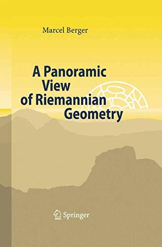 A Panoramic View of Riemannian Geometry