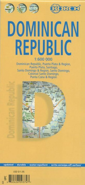 Dominican Republic, Dominikanische Republik, Borch map: Dominican Republic, Puerto Plata & Region, Puerto Plata, Santiago, Santo Domingo & Region, ... Colonial Santo Domingo, Punta Cana & Region