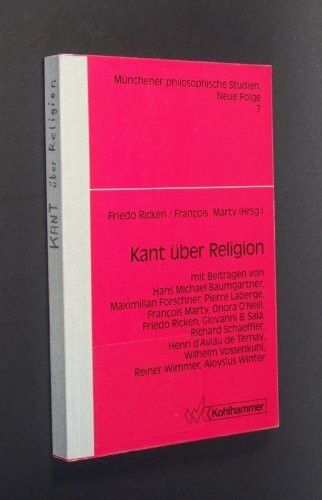 Kant über Religion (Münchener philosophische Studien. Neue Folge)