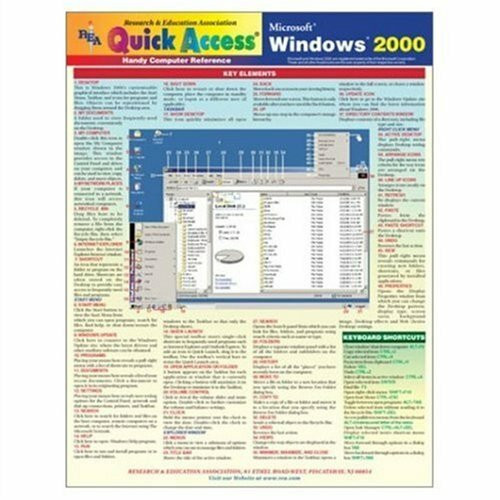 Microsoft Quick Access Windows 2000 (Quick Access Reference Charts)