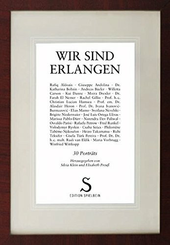 Wir sind Erlangen: 30 Porträts