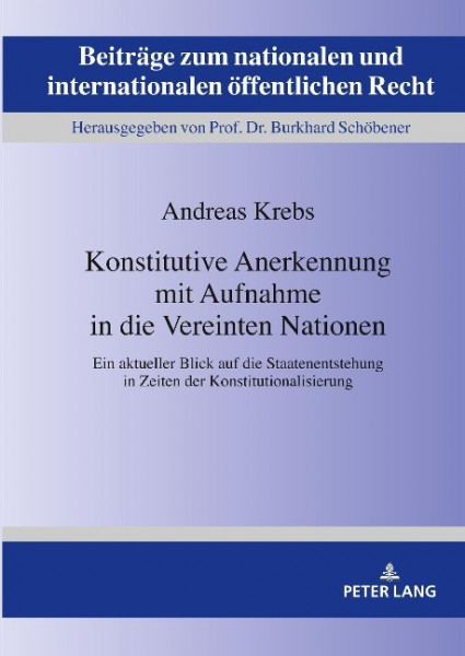 Konstitutive Anerkennung mit Aufnahme in die Vereinten Nationen