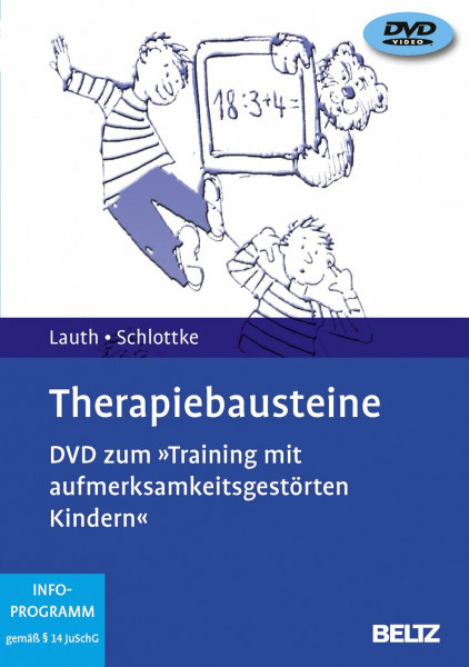 Therapiebausteine: DVD zum »Training mit aufmerksamkeitsgestörten Kindern«. 1 DVD, Laufzeit 96 Min, für PC mit Windows 98 SE oder höher