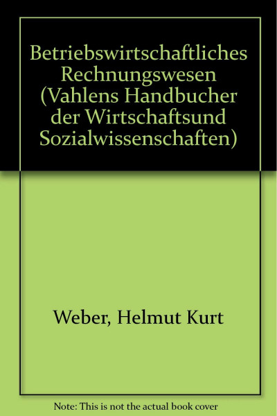 Betriebswirtschaftliches Rechnungswesen