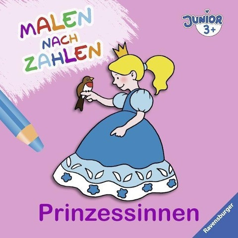 Malen nach Zahlen junior: Prinzessinnen