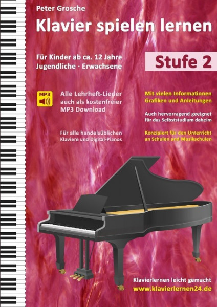 Klavier spielen lernen (Stufe 2)