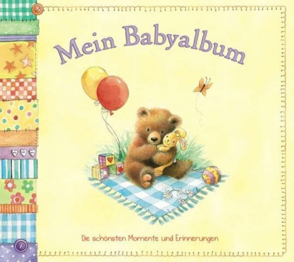 Mein Babyalbum: Erinnerungsalbum in wunderschöner Ausstattung mit Halteband - Das perfekte Geschenkbuch zur Geburt