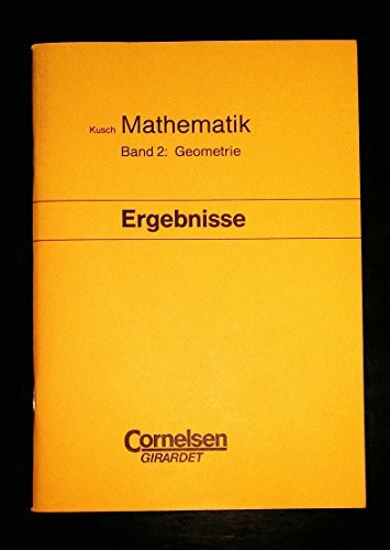 Mathematik, Bd.2, Geometrie. Lösungsbuch.