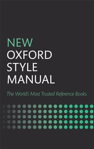 New Oxford Style Manual: The Wold´s Most Trusted Reference Books