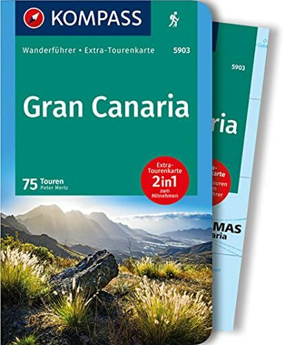 KOMPASS Wanderführer Gran Canaria, 75 Touren: mit Extra-Tourenkarte Maßstab 1:50.000, GPX-Daten zum Download