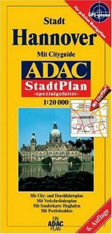 ADAC Stadtpläne, spezialgefaltet, Hannover: Mit City- u. Durchfahrtspl. Mit Verkehrslinienpl. Mit Sonderkte. Mit Postleitzahlen (ADAC Stadtplan spezialgefaltet)