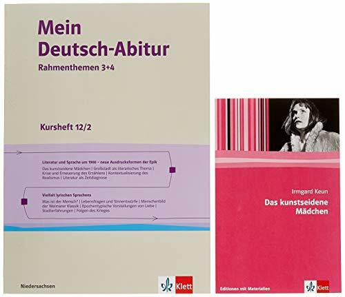 Mein Deutsch-Abitur 2021 Schülerpaket. Ausgabe Niedersachsen. Das kunstseidene Mädchen Klasse 12
