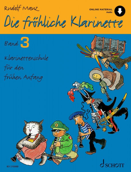 Die fröhliche Klarinette: Klarinettenschule für den frühen Anfang (Überarbeitete Neuauflage). Band 3. Klarinette. Lehrbuch. (Die fröhliche Klarinette, Band 3)