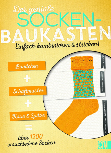 Der geniale Socken-Baukasten: Einfach kombinieren & stricken!