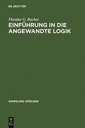 Einführung in die angewandte Logik (Sammlung Göschen)