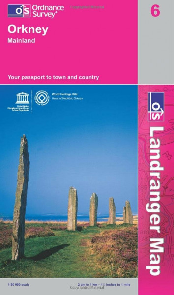 Orkney - Mainland (OS Landranger Map)