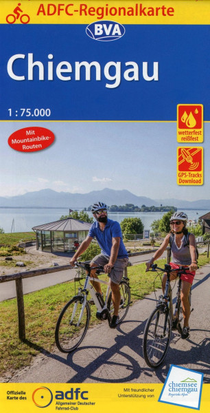 ADFC-Regionalkarte Chiemgau 1:75.000