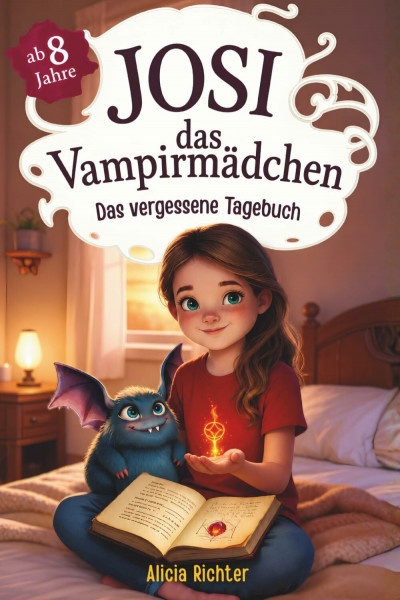 Josi – das Vampirmädchen – Ein spannendes Kinderbuch ab 8 Jahren über Mut, Freundschaft und die Kraft, anders zu sein (Große Schrift für Erstleser) – Band 5: Das vergessene Tagebuch