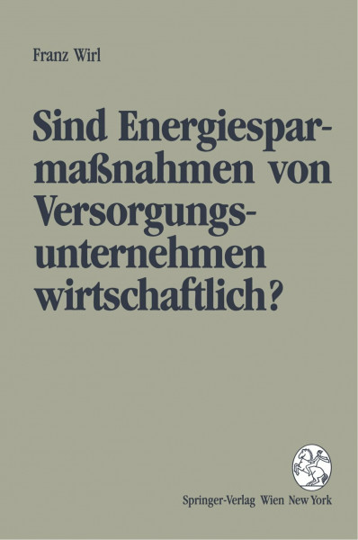 Sind Energiesparmaßnahmen von Versorgungsunternehmen wirtschaftlich?