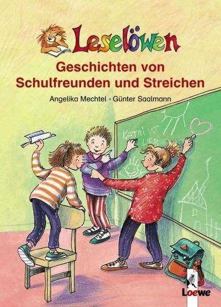 Leselöwen-Geschichten von Schulfreunden und Streichen: Leseleiter-Aktion