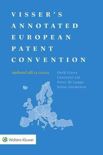 Visser's Annotated European Patent Convention 2019