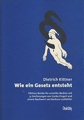 Wie ein Gesetz entsteht: Fiktives Rondo für verteilte Medien mit 31 Zeichnungen von Guido Zingerl und einem Nachwort von Barbara Lochbichler