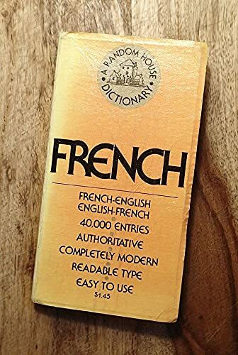 Random House Dictionary: French-English, English-French. 40.000 Entries.